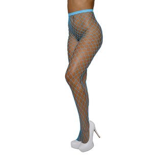 Dreamgirl High-Waist Fence Net Pantyhose