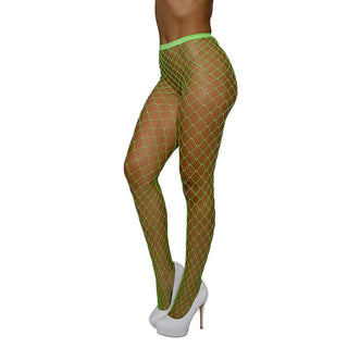 Dreamgirl High-Waist Fence Net Pantyhose