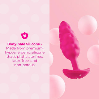 b-Vibe Bump Texture Vibrating Butt Plug