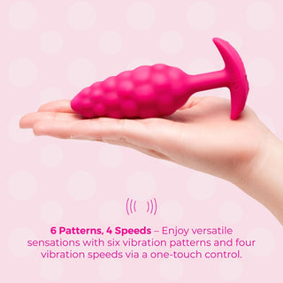 b-Vibe Bump Texture Vibrating Butt Plug