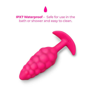b-Vibe Bump Texture Vibrating Butt Plug