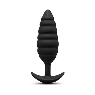 b-Vibe Twist Texture Vibrating Plug Black