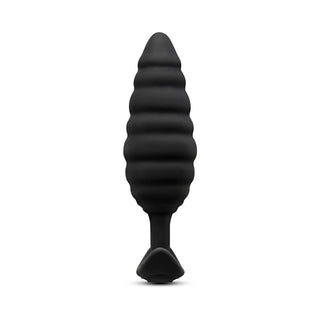 b-Vibe Twist Texture Vibrating Plug Black
