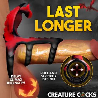 Creature Cocks Dragon Flight Vibrating Remote Control Cock Ring