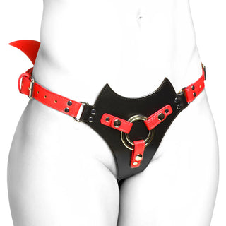Majestic Maelith Strap-On Harness With Devil Wings