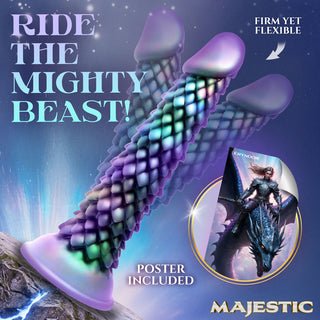 Majestic Eryndor Dragon Realistic Silicone Dildo