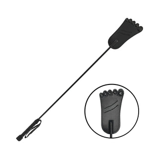 Rouge Leather Foot Riding Crop