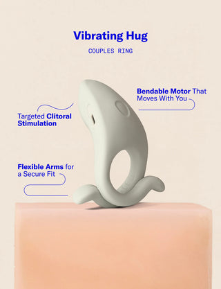 Dame Hug Vibrating Squishy Bendable Couples Ring