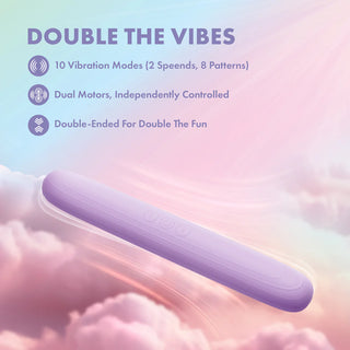 Play With Me Silicone Double Ended Rechargeable Vibrator