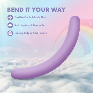 Play With Me Silicone Double Ended Rechargeable Vibrator