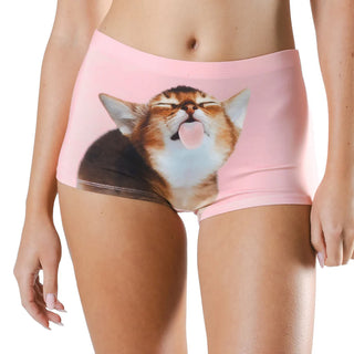 Shinesty The Right Meow Boyshort Kitten Print Moisture Wicking Underwear