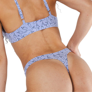 Shinesty The Little Birdie Thong Middle Finger Print Moisture Wicking Underwear