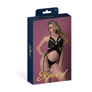 Magic Silk Rush Merry Widow & Panty Set Black