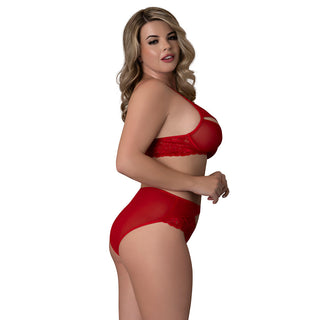Magic Silk Rush Bra & Panty Set Red