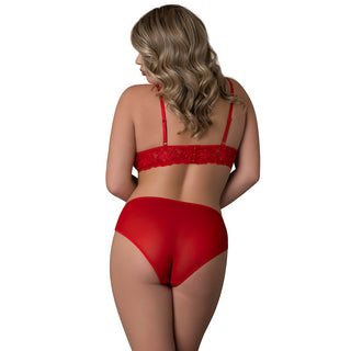 Magic Silk Rush Bra & Panty Set Red