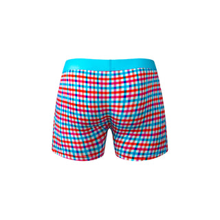 Male Power So Cumfy Gingham Boxer Brief