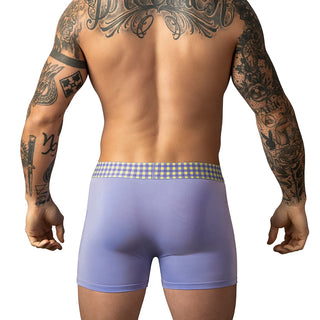 Male Power So Cumfy Gingham Boxer Brief