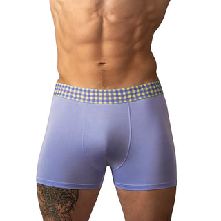 Male Power So Cumfy Gingham Boxer Brief