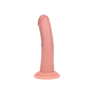 Realrock Dual Density Silicone Realistic 6 Inch Curved Suction Cup Dildo
