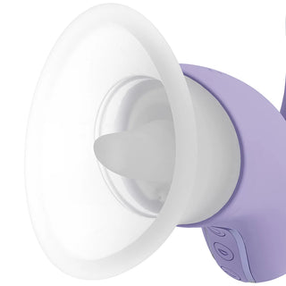 VIVE Dolce Callalily G-Spot Tapping with Tongue Stimulator & Breast/Vulva Pump