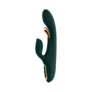 Evolved Golden Goddess G-Spot Flicker Green Vibrator