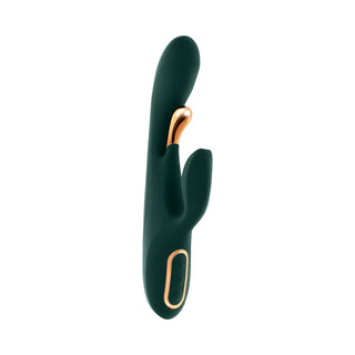 Evolved Golden Goddess G-Spot Flicker Green Vibrator