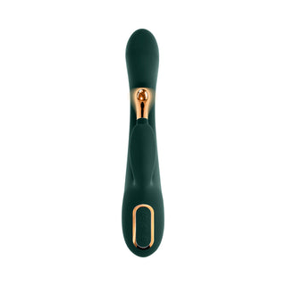 Evolved Golden Goddess G-Spot Flicker Green Vibrator