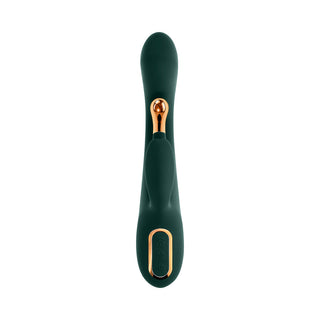 Evolved Golden Goddess G-Spot Flicker Green Vibrator