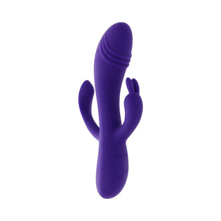 Selopa Triple Tickle 3-Point Stimulation Vibrator - Purple