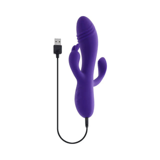 Selopa Triple Tickle 3-Point Stimulation Vibrator - Purple