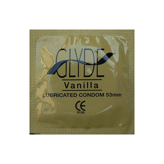GLYDE Ultrathin Vegan Latex Vanilla Flavored Condom
