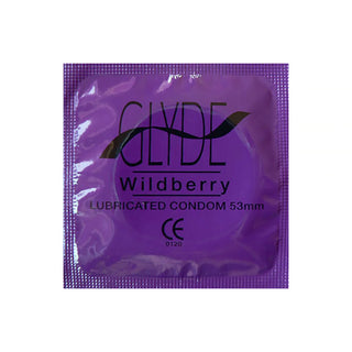 GLYDE Ultrathin Wildberry Flavored Vegan Latex Condom