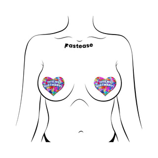 Pastease Tits My Birthday! Heart Nipple Covers