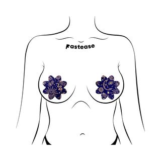 Pastease Midnight Celestial Sun & Moon Petal Nipple Covers