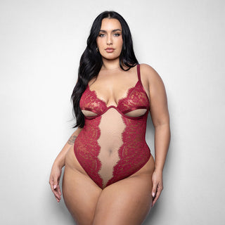 Fantasy Lingerie Elusive Anya Teddy with Underwire Cups