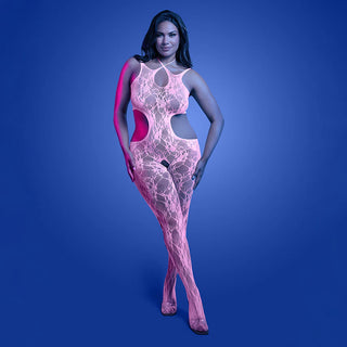 Fantasy Lingerie Glow Equilibrium Glow-in-the-Dark Crotchless Bodystocking