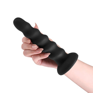 Colours Twist Silicone Suction Cup Dildo