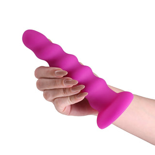 Colours Twist Silicone Suction Cup Dildo