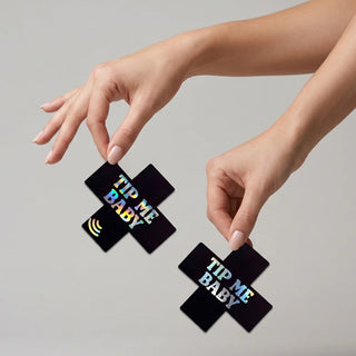 Neva Nude Tip Me Baby Holographic X Smart NFC Nipple Pasties
