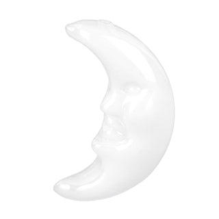 Crescent Moon Glass Hand Pipe - 4" - Horny Stoner