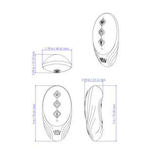 Zalo Legend Series Bayek Velvet Purple Vibrator - Luxurious G-Spot and Clitoral Stimulation