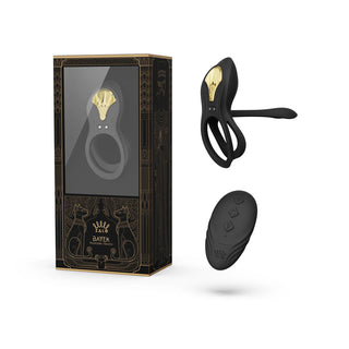Zalo Legend Series Bayek Obsidian Black Vibrator - Luxury G-Spot and Clitoral Stimulation
