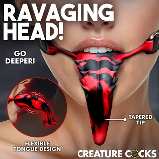 Creature Cocks Demon's Tongue Vibrating Flicking Oral Enhancer