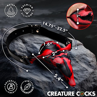 Creature Cocks Demon's Tongue Vibrating Flicking Oral Enhancer