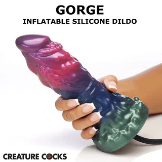 Creature Cocks Gorge Inflatable Silicone Fantasy Dildo