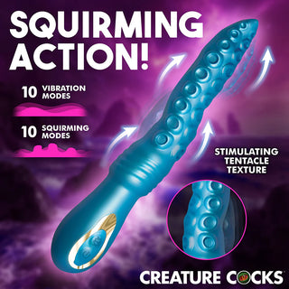 Creature Cocks Tenta-Squirm Silicone Thrusting Squirming Tentacle Vibrator