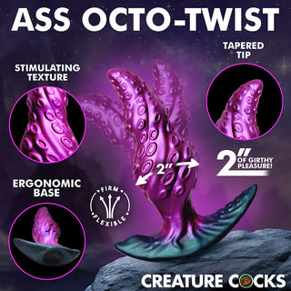 Creature Cocks Octo-Twist Girthy Anal Plug