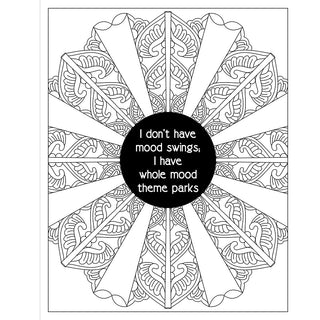 F*ck Menopause: A Sweary Coloring Book of Calming Mandalas for Stress Relief