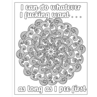 F*ck Menopause: A Sweary Coloring Book of Calming Mandalas for Stress Relief
