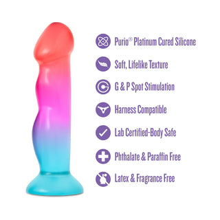 Avant Tropical Silicone Dildo With Suction Cup